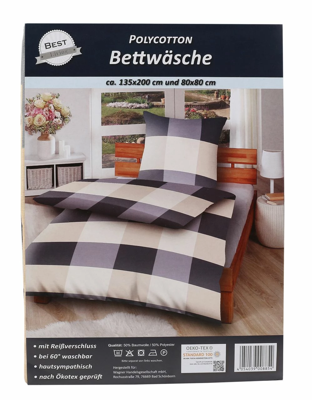 Wagner Textil Wagner Bettwäsche Polycotton 135x200 Cm Und 80x80 Cm Verschiedene Designs 1 Wagner Textil Wagner Bettwäsche Polycotton 135x200 Cm Und 80x80 Cm Verschiedene Designs