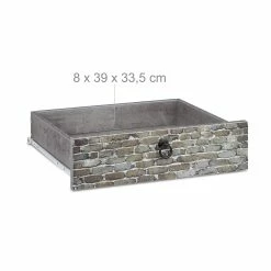 Relaxdays Vintage Kommode Mit 4 Schubladen 9 Relaxdays Vintage Kommode Mit 4 Schubladen -Vicco Geschäft 8600323900 100218570 prod 004