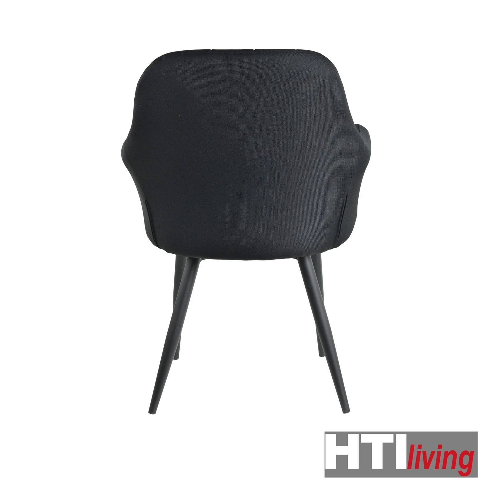 HTI-Living Stuhl Albany Webstoff Schwarz 4 HTI-Living Stuhl Albany Webstoff Schwarz – Bild 4