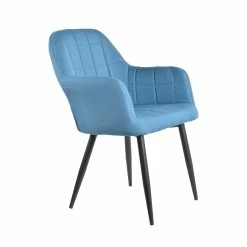 HTI-Living Stuhl Albany Webstoff Blau