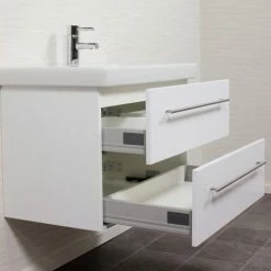 Badmöbel Inkl. Villeroy & Boch Waschbecken Subway 2.0 80cm Weiß Hochglanz -Vicco Geschäft 8600335800 18732 prod 004