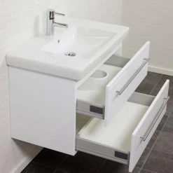 Badmöbel Inkl. Villeroy & Boch Waschbecken Subway 2.0 80cm Weiß Hochglanz -Vicco Geschäft 8600335800 18732 prod 005