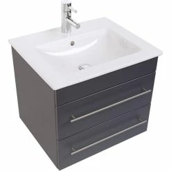 POSSEIK Badmöbel Inkl. Villeroy & Boch Waschbecken Venticello 60cm Waschtisch -Vicco Geschäft 8600335800 18740 prod 003