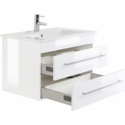 Badmöbel Inkl. Villeroy & Boch Waschbecken Venticello 80cm Weiß Hochglanz -Vicco Geschäft 8600335800 18773 prod 003