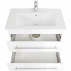 Badmöbel Inkl. Villeroy & Boch Waschbecken Venticello 80cm Weiß Hochglanz -Vicco Geschäft 8600335800 18773 prod 004