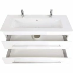 POSSEIK Waschtisch Inkl. Villeroy & Boch Doppel Waschbecken Venticello 120cm -Vicco Geschäft 8600335800 18821 prod 005