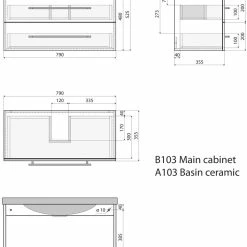 Posseik Badmöbelset Portus 700 SlimLine 11 Posseik Badmöbelset Portus 700 SlimLine -Vicco Geschäft 8600335800 38216 prod 006
