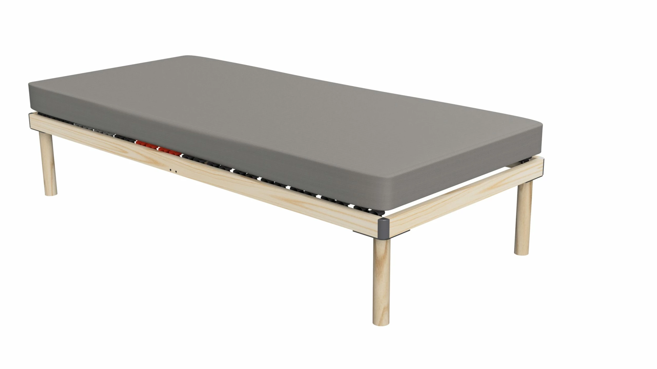 Coemo Hochwertiges Bettgestell Mit Lattenrost DORADO 70 X 200 Cm Massivholz Buche 2 Coemo Hochwertiges Bettgestell Mit Lattenrost DORADO 70 X 200 Cm Massivholz Buche – Bild 2