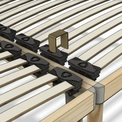 Coemo Hochwertiges Bettgestell Mit Lattenrost DORADO 70 X 200 Cm Massivholz Buche 6 Coemo Hochwertiges Bettgestell Mit Lattenrost DORADO 70 X 200 Cm Massivholz Buche -Vicco Geschäft 8600335800 49705 prod 003