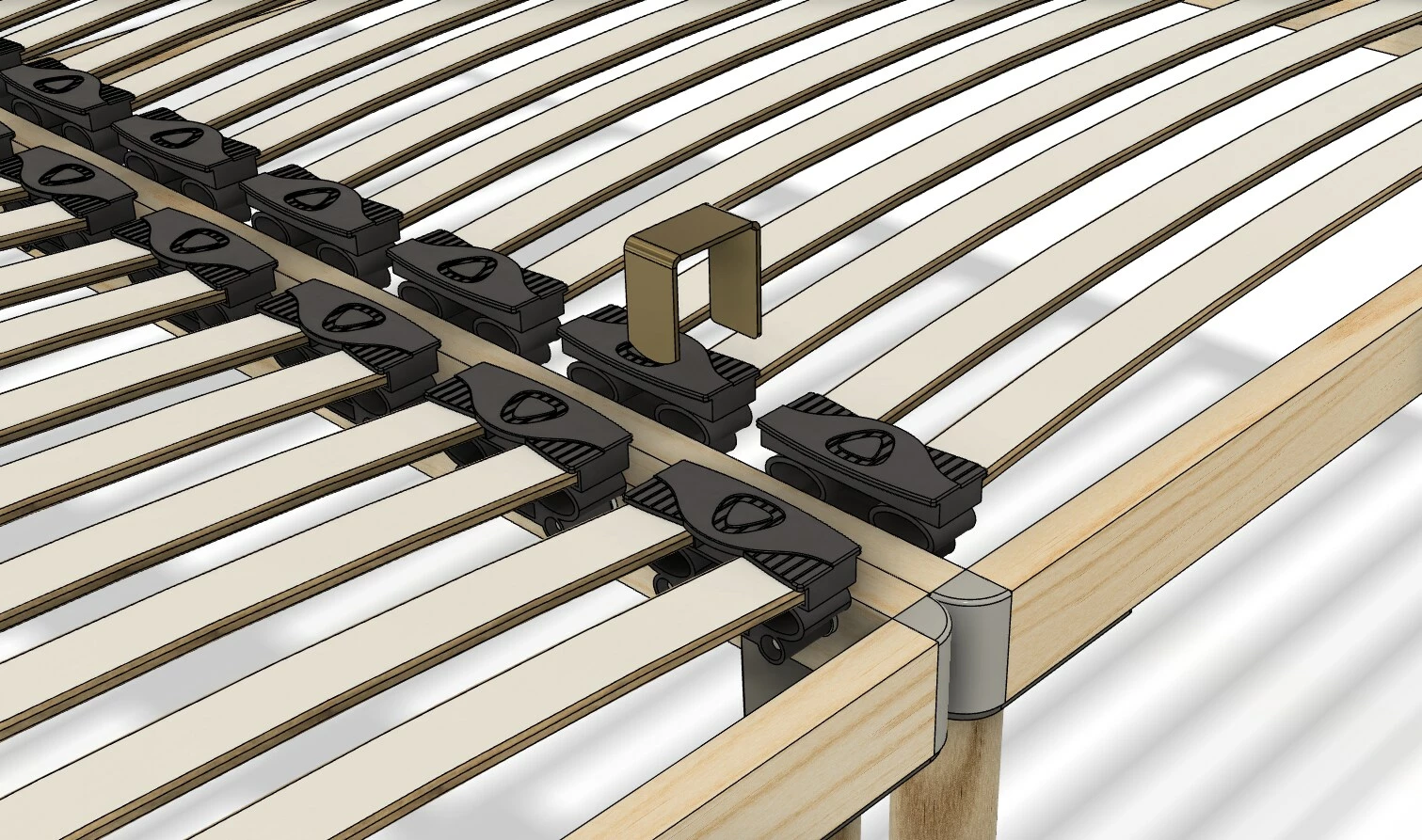 Coemo Hochwertiges Bettgestell Mit Lattenrost DORADO 70 X 200 Cm Massivholz Buche 3 Coemo Hochwertiges Bettgestell Mit Lattenrost DORADO 70 X 200 Cm Massivholz Buche – Bild 3