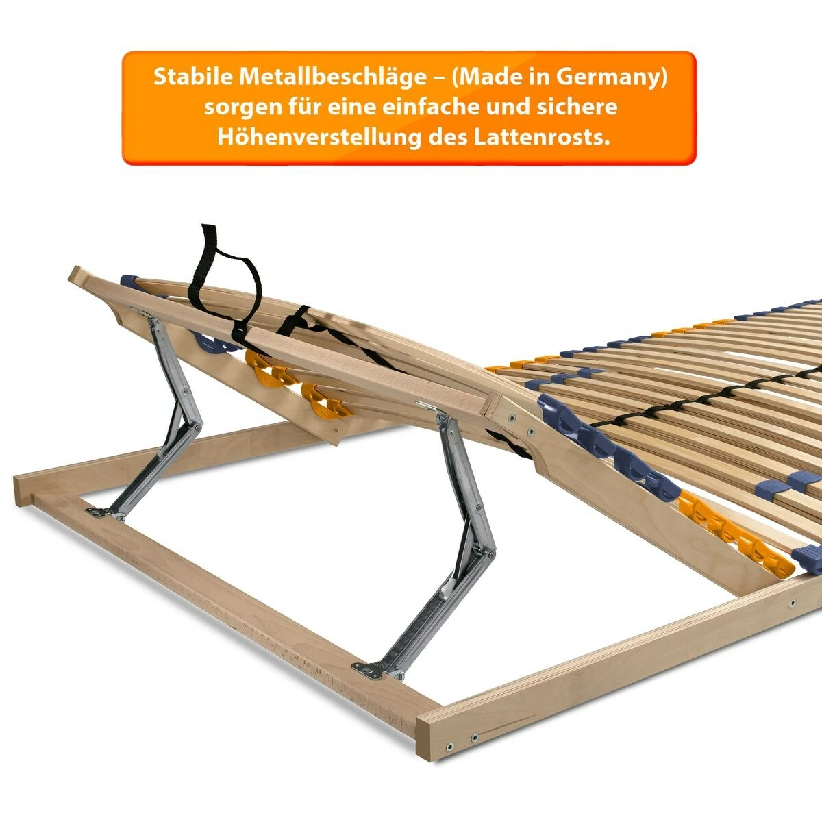 Coemo Lattenrost MULTIRA 28 Federleisten Kopfteil Verstellbar 140 X 200 Cm 5 Coemo Lattenrost MULTIRA 28 Federleisten Kopfteil Verstellbar 140 X 200 Cm – Bild 5