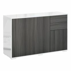 HOMCOM Sideboard Mit Anti-Kippvorrichtung 117 X 36 X 74 Cm (BxTxH) | Büromöbel Beistellschrank Flurkommode Schrank