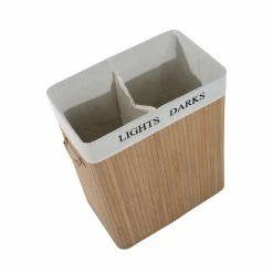 HOMCOM Wäschekorb Mit 2 Tragegriffen 52 X 32 X 63 Cm (LxBxH) | Wäschesammler Wäschetruhe Wäschekörbe Wäschebox -Vicco Geschäft 8600336600 850 020 prod 006