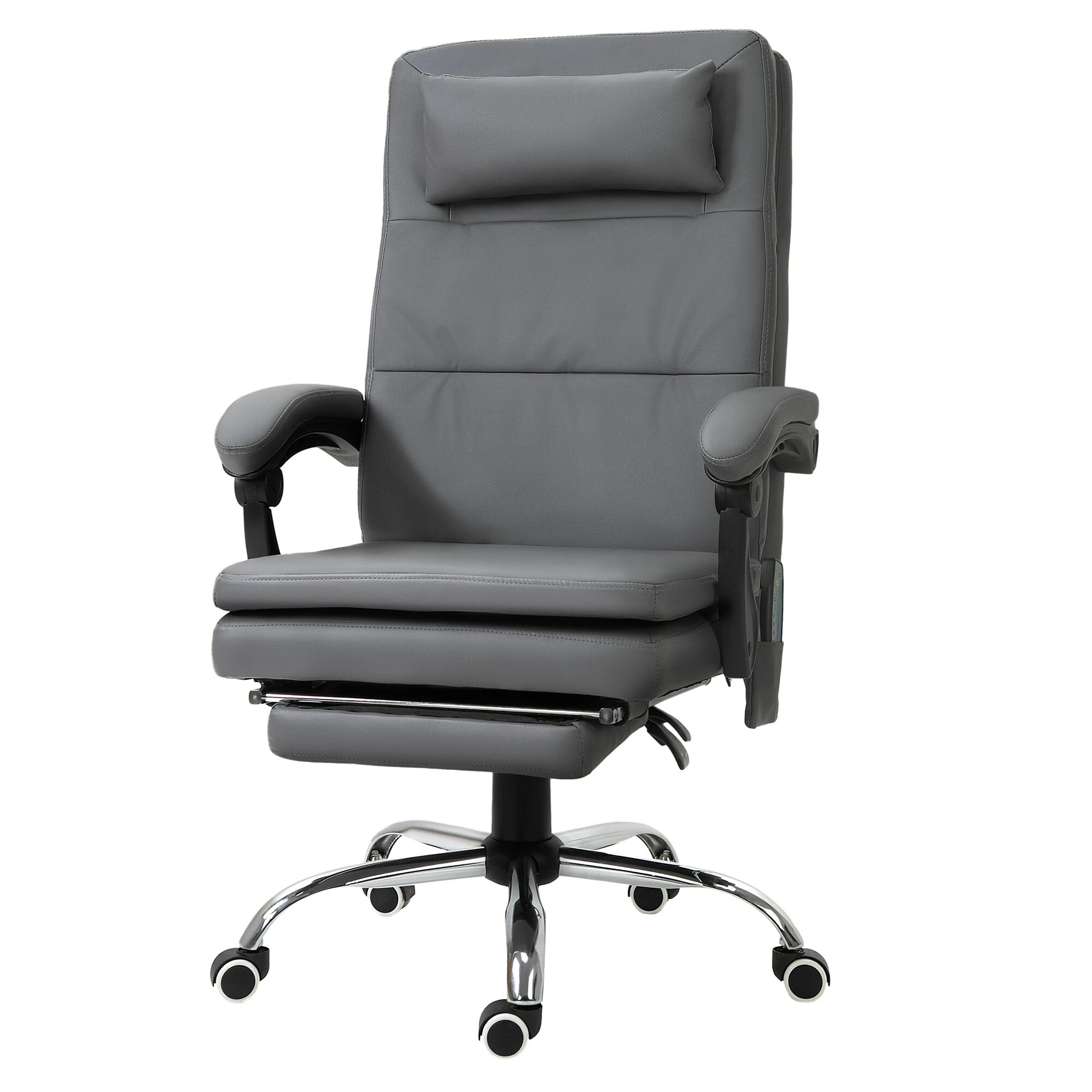 Vinsetto Bürostuhl Exklusiver Massagesessel, Entspannend, Insgesamt 7 Vibrationsmassagepunkte In Der Rückenlehne 67 X 70 X 112-120 Cm (LxBxH) | Massagesessel Chefsessel Drehstuhl Bürosessel 4 Vinsetto Bürostuhl Exklusiver Massagesessel, Entspannend, Insgesamt 7 Vibrationsmassagepunkte In Der Rückenlehne 67 X 70 X 112-120 Cm (LxBxH) | Massagesessel Chefsessel Drehstuhl Bürosessel – Bild 4