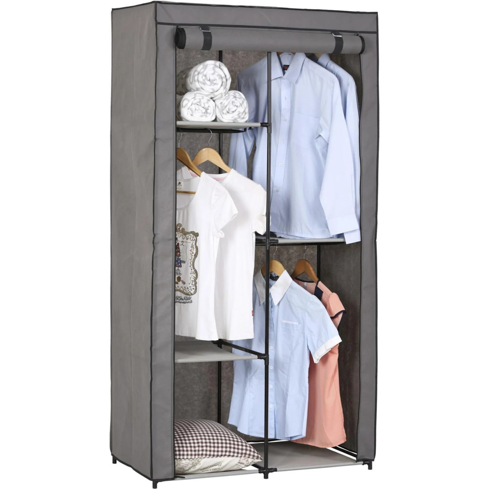 IDIMEX Stoffkleiderschrank ADAM 1 IDIMEX Stoffkleiderschrank ADAM