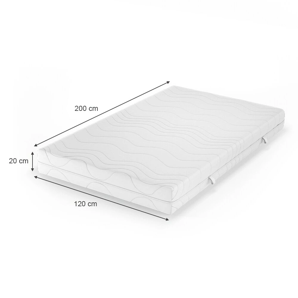 VitaliSpa 7 Zonen Kaltschaum Matratze 120x200 Cm H2 Marken Schaumkern 20 Cm 3 VitaliSpa 7 Zonen Kaltschaum Matratze 120x200 Cm H2 Marken Schaumkern 20 Cm – Bild 3