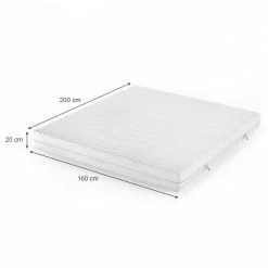 VitaliSpa 7 Zonen Kaltschaum Matratze 160x200 Cm H2 Marken Schaumkern 20 Cm -Vicco Geschäft 8600343700 12581 prod 003