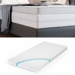 VitaliSpa Komfortschaum Topper Matratzenauflage 90x200cm Matratzentopper 6cm