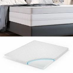 VitaliSpa Komfortschaum Topper Matratzenauflage 160x200cm Matratzentopper 6cm