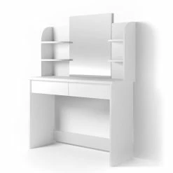 Vicco Schminktisch Charlotte Frisiertisch Kommode Frisierkommode Spiegel Weiß