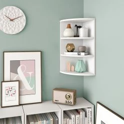 VICCO Eckregal ECKI 0,5 Winkelregal Küchenregal Badregal Standregal Regal 60cm 8 VICCO Eckregal ECKI 0,5 Winkelregal Küchenregal Badregal Standregal Regal 60cm -Vicco Geschäft 8600343700 26921 prod 004