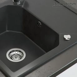 Bergström Granit Spüle Küchenspüle Einbauspüle Spülbecken 590 X 500mm Schwarz 10 Bergström Granit Spüle Küchenspüle Einbauspüle Spülbecken 590 X 500mm Schwarz -Vicco Geschäft 8600343700 29882 prod 005