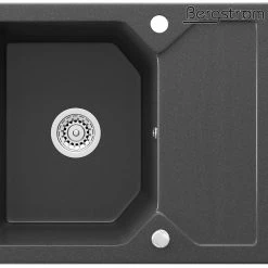 Bergström Granit Spüle Küchenspüle Einbauspüle Spülbecken 590 X 500mm Schwarz 11 Bergström Granit Spüle Küchenspüle Einbauspüle Spülbecken 590 X 500mm Schwarz -Vicco Geschäft 8600343700 29882 prod 006