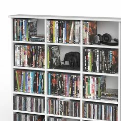 VICCO Medienregal JUKEBOX Weiß Matt CD DVD Bluray Regal Standregal Regalwand 11 VICCO Medienregal JUKEBOX Weiß Matt CD DVD Bluray Regal Standregal Regalwand -Vicco Geschäft 8600343700 29912 prod 006