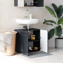 VICCO Waschbeckenunterschrank FREDDY Anthrazit Hochglanz Unterschrank Badschrank 10 VICCO Waschbeckenunterschrank FREDDY Anthrazit Hochglanz Unterschrank Badschrank -Vicco Geschäft 8600343700 29925 prod 005