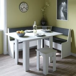 VICCO Eckbankgruppe ROMAN Weiß Esszimmergruppe Sitzgruppe Küchensitzgruppe 9 VICCO Eckbankgruppe ROMAN Weiß Esszimmergruppe Sitzgruppe Küchensitzgruppe -Vicco Geschäft 8600343700 30773 prod 004