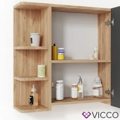 VICCO Spiegelschrank FYNN 80 X 64 Eiche Anthrazit Spiegel Badspiegel Wandspiegel 11 VICCO Spiegelschrank FYNN 80 X 64 Eiche Anthrazit Spiegel Badspiegel Wandspiegel -Vicco Geschäft 8600343700 31924 prod 006