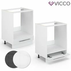 VICCO Herdumbauschrank 60 Cm Weiß Küchenzeile Unterschrank Fame -Vicco Geschäft 8600343700 33511 prod 005