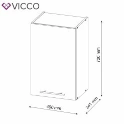 VICCO Hängeschrank 40 Cm Weiß Küchenzeile Unterschrank Fame -Vicco Geschäft 8600343700 33517 prod 003