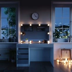 Vicco Schminktisch Sherry Weiß Mit LED-Beleuchtung Spiegel Frisiertisch Kommode 9 Vicco Schminktisch Sherry Weiß Mit LED-Beleuchtung Spiegel Frisiertisch Kommode -Vicco Geschäft 8600343700 33955 prod 004