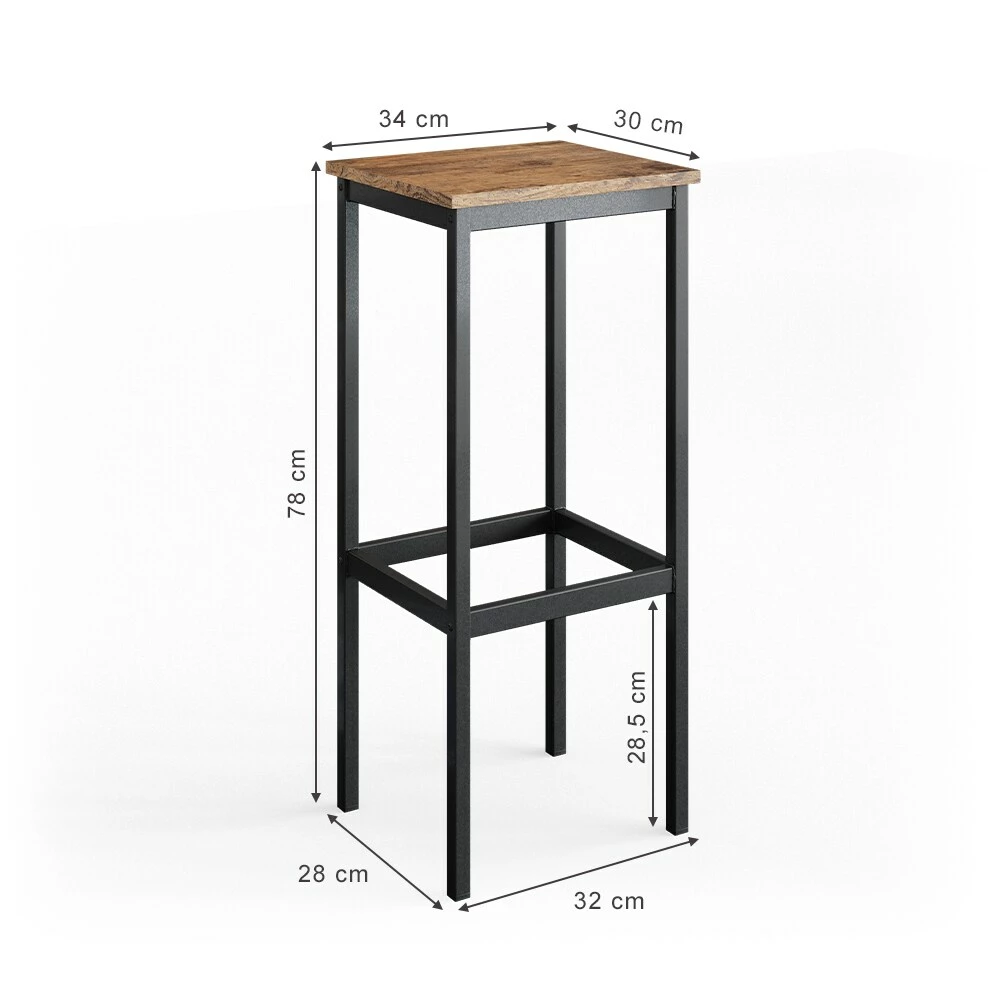 Vicco Barhocker Barstühle 2er Set Küchenstühle Mit Fußstütze Für Bartisch Küche 3 Vicco Barhocker Barstühle 2er Set Küchenstühle Mit Fußstütze Für Bartisch Küche – Bild 3