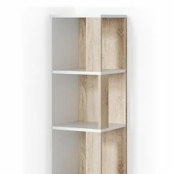 Vicco Eckregal Lio Sonoma-weiß Standregal Bücherregal Wandregal Raumteiler 5 Ebenen -Vicco Geschäft 8600343700 34472 prod 006