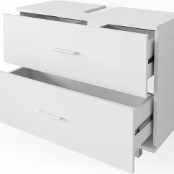 VICCO Waschbeckenunterschrank ILIAS Weiß Schublade Unterschrank Badezimmer -Vicco Geschäft 8600343700 34583 prod 006