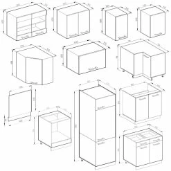 VICCO KÜCHENZEILE R-LINE ECKKÜCHE WINKEL KÜCHE EINBAUKÜCHE KÜCHENBLOCK ANTHRAZIT EICHE 8 VICCO KÜCHENZEILE R-LINE ECKKÜCHE WINKEL KÜCHE EINBAUKÜCHE KÜCHENBLOCK ANTHRAZIT EICHE -Vicco Geschäft 8600343700 34938 prod 003