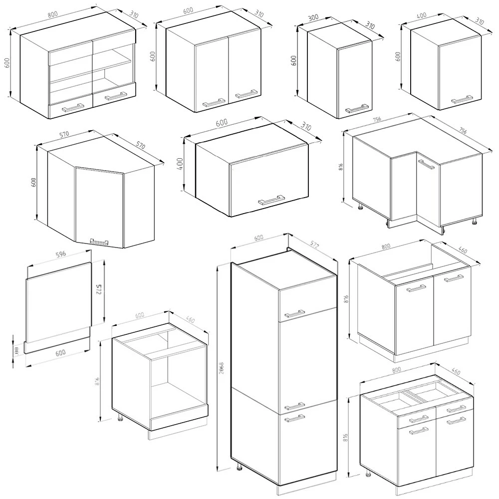 VICCO KÜCHENZEILE R-LINE ECKKÜCHE WINKEL KÜCHE EINBAUKÜCHE KÜCHENBLOCK ANTHRAZIT EICHE 3 VICCO KÜCHENZEILE R-LINE ECKKÜCHE WINKEL KÜCHE EINBAUKÜCHE KÜCHENBLOCK ANTHRAZIT EICHE – Bild 3