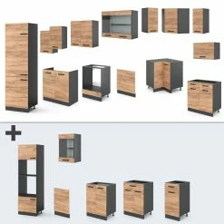 VICCO KÜCHENZEILE R-LINE ECKKÜCHE WINKEL KÜCHE EINBAUKÜCHE KÜCHENBLOCK ANTHRAZIT EICHE 11 VICCO KÜCHENZEILE R-LINE ECKKÜCHE WINKEL KÜCHE EINBAUKÜCHE KÜCHENBLOCK ANTHRAZIT EICHE -Vicco Geschäft 8600343700 34938 prod 006