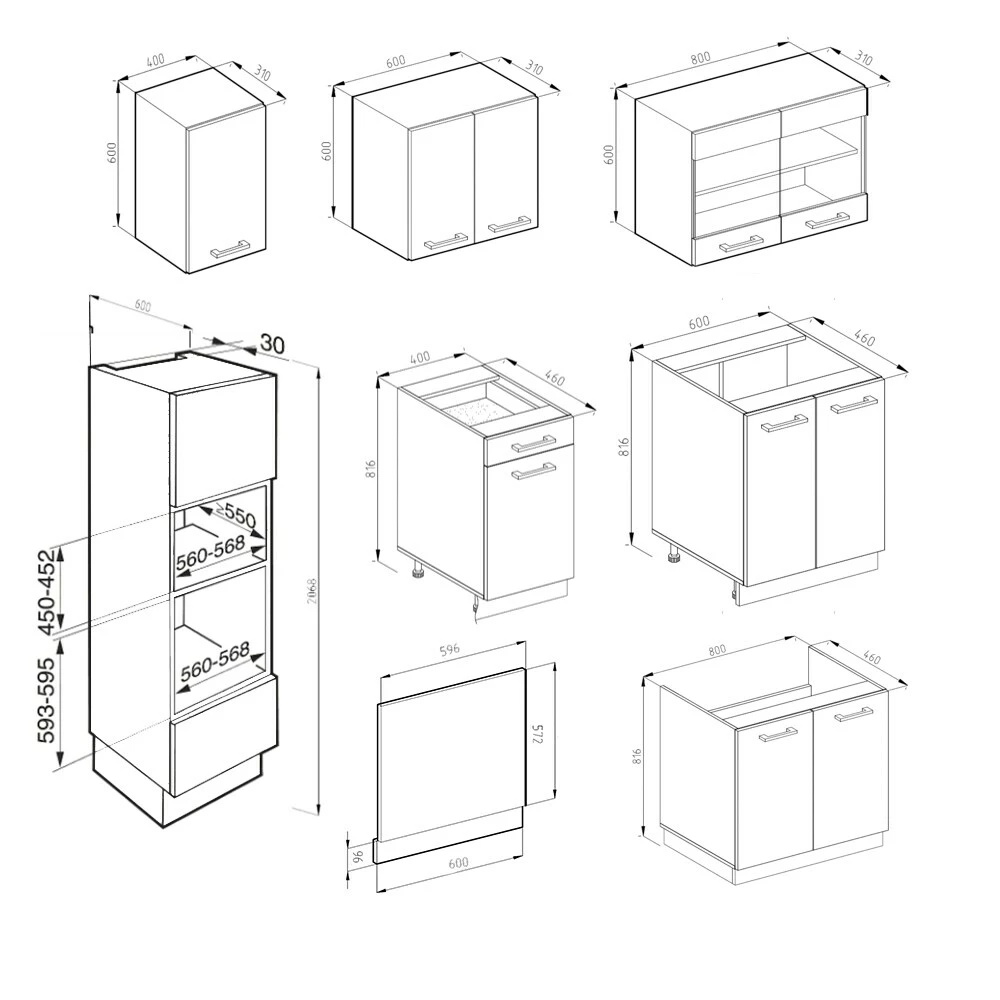 VICCO KÜCHE R-LINE 300 CM KÜCHENZEILE KÜCHENBLOCK EINBAUKÜCHE ANTHRAZIT BORDEAUX HOCHGLANZ 3 VICCO KÜCHE R-LINE 300 CM KÜCHENZEILE KÜCHENBLOCK EINBAUKÜCHE ANTHRAZIT BORDEAUX HOCHGLANZ – Bild 3