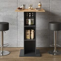 Vicco Bartisch Bistrotisch Küchentisch Rodeo 70x70cm Stehtisch 3 Regalfächer 10 Vicco Bartisch Bistrotisch Küchentisch Rodeo 70x70cm Stehtisch 3 Regalfächer -Vicco Geschäft 8600343700 35025 prod 005