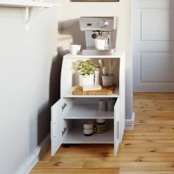 Vicco Küchenschrank Mikrowellenschrank Anrichte Elio Auf Rollen Küchenwagen Weiß -Vicco Geschäft 8600343700 35078 prod 005