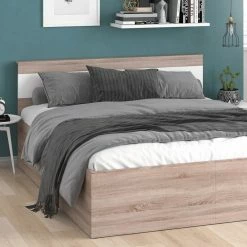 VitaliSpa Bettgestell Holzbett Doppelbett Adria 160x200cm Mit Kopfteil Ehebett 10 VitaliSpa Bettgestell Holzbett Doppelbett Adria 160x200cm Mit Kopfteil Ehebett -Vicco Geschäft 8600343700 36464 prod 005