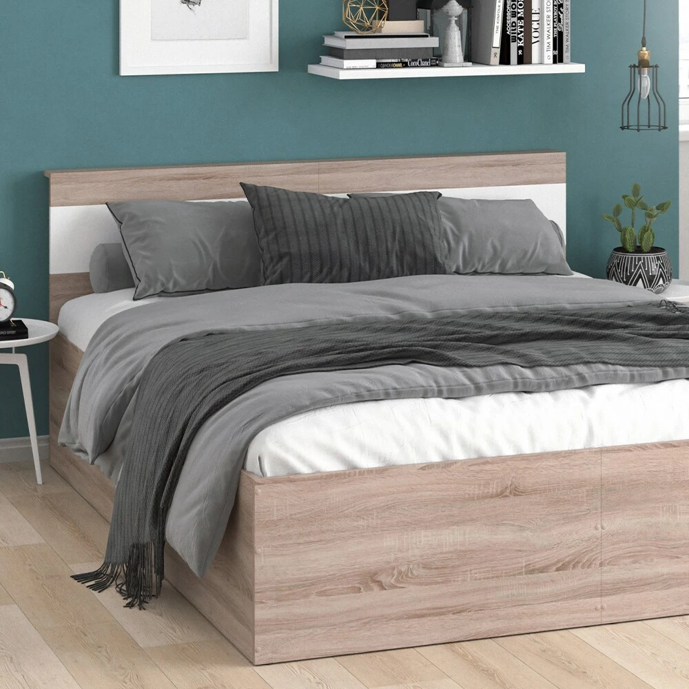 VitaliSpa Bettgestell Holzbett Doppelbett Adria 160x200cm Mit Kopfteil Ehebett 5 VitaliSpa Bettgestell Holzbett Doppelbett Adria 160x200cm Mit Kopfteil Ehebett – Bild 5