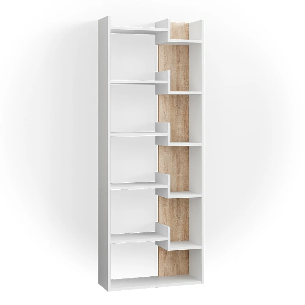 Vicco Bücherregal Raumteiler Standregal Fico Sonoma 6 Etagen Wandregal Hochregal 2 Vicco Bücherregal Raumteiler Standregal Fico Sonoma 6 Etagen Wandregal Hochregal – Bild 2