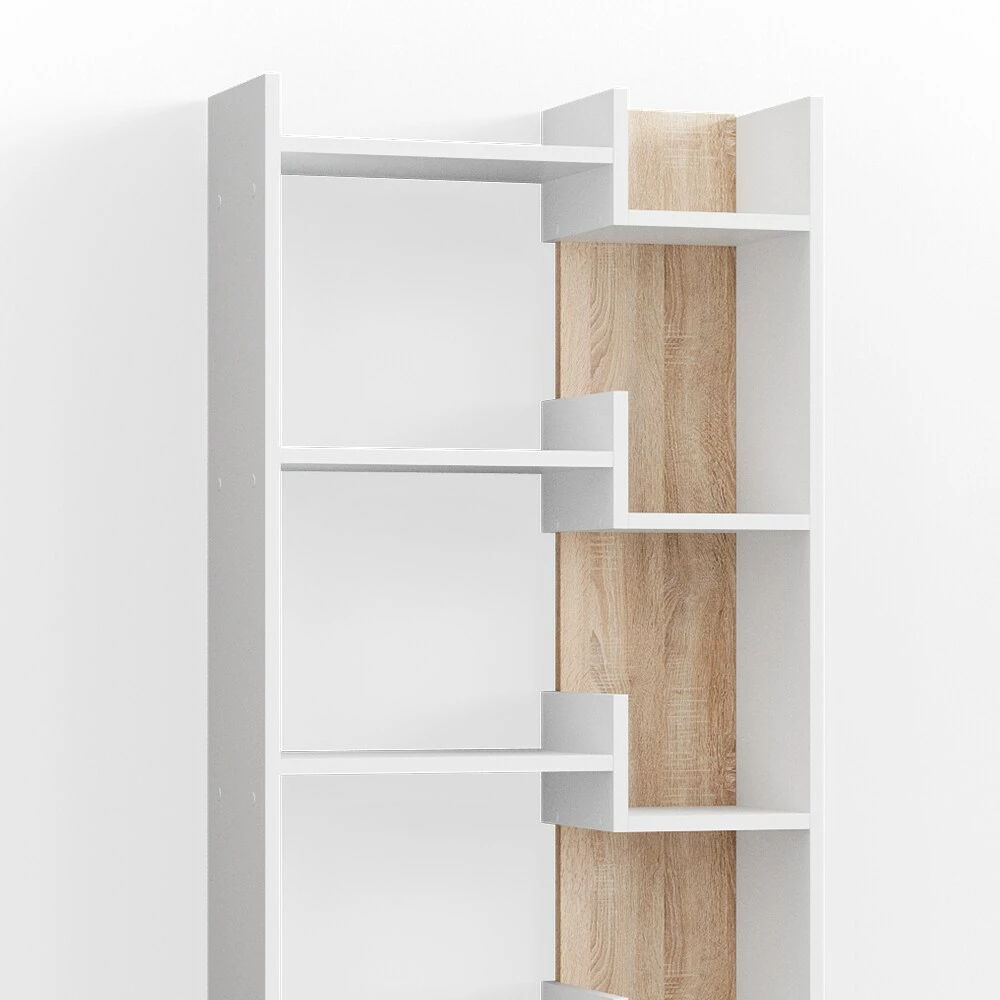 Vicco Bücherregal Raumteiler Standregal Fico Sonoma 6 Etagen Wandregal Hochregal 6 Vicco Bücherregal Raumteiler Standregal Fico Sonoma 6 Etagen Wandregal Hochregal – Bild 6