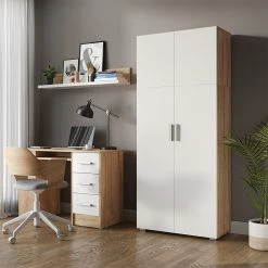 Vicco Aktenschrank Mehrzweckschrank Büroschrank Ingo Weiß-Sonoma 2 Türen Fächer 9 Vicco Aktenschrank Mehrzweckschrank Büroschrank Ingo Weiß-Sonoma 2 Türen Fächer -Vicco Geschäft 8600343700 36814 prod 004