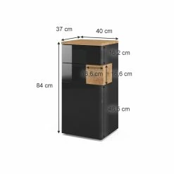 Vicco Midischrank Badschrank Badezimmerschrank Eden 2 Fächer Tür Schublade ANT 9 Vicco Midischrank Badschrank Badezimmerschrank Eden 2 Fächer Tür Schublade ANT -Vicco Geschäft 8600343700 36900 prod 003
