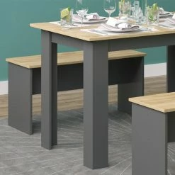 Vicco Tischgruppe Sitzgruppe Esszimmer Sentio Esstisch Anthrazit Eiche 110 Cm 10 Vicco Tischgruppe Sitzgruppe Esszimmer Sentio Esstisch Anthrazit Eiche 110 Cm -Vicco Geschäft 8600343700 37270 prod 005